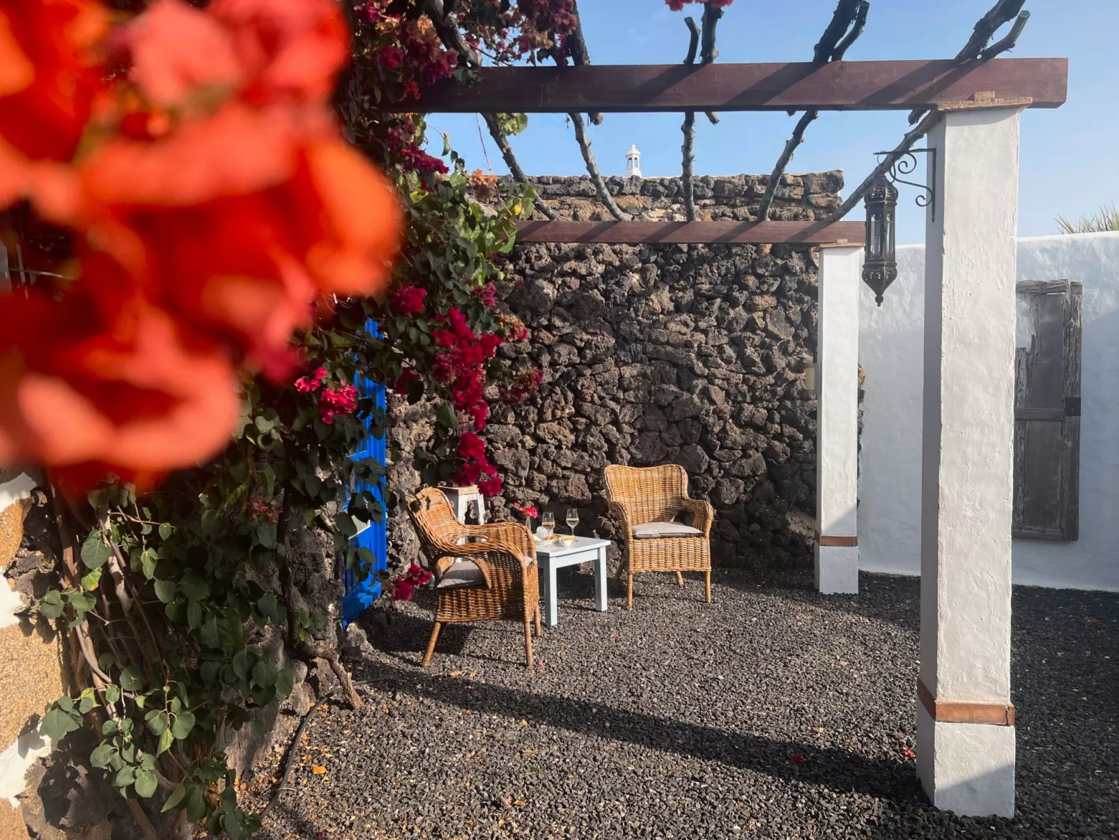 Schön eingerichtetes Bauernhaus - La Finca Yazmina-Outside