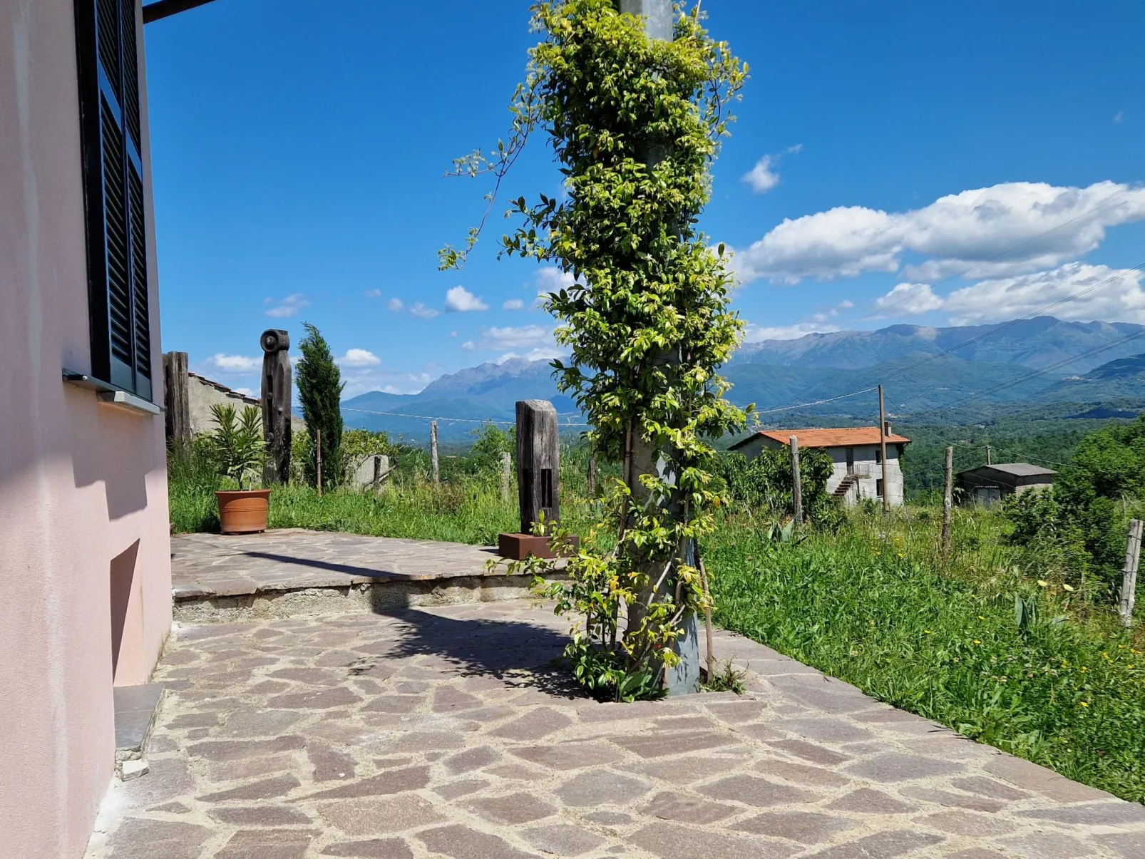 Mini-Appartement Casa Colombana mit Panoramablick - Draußen