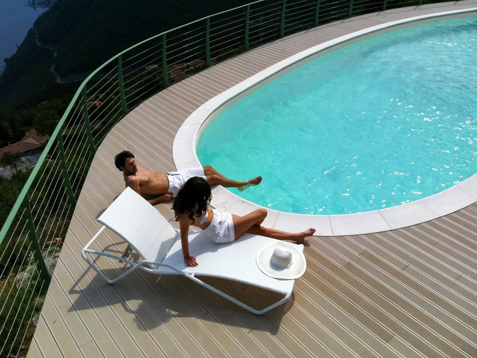 Mantegna - garten mit seeblick und schwimmbad-Draußen