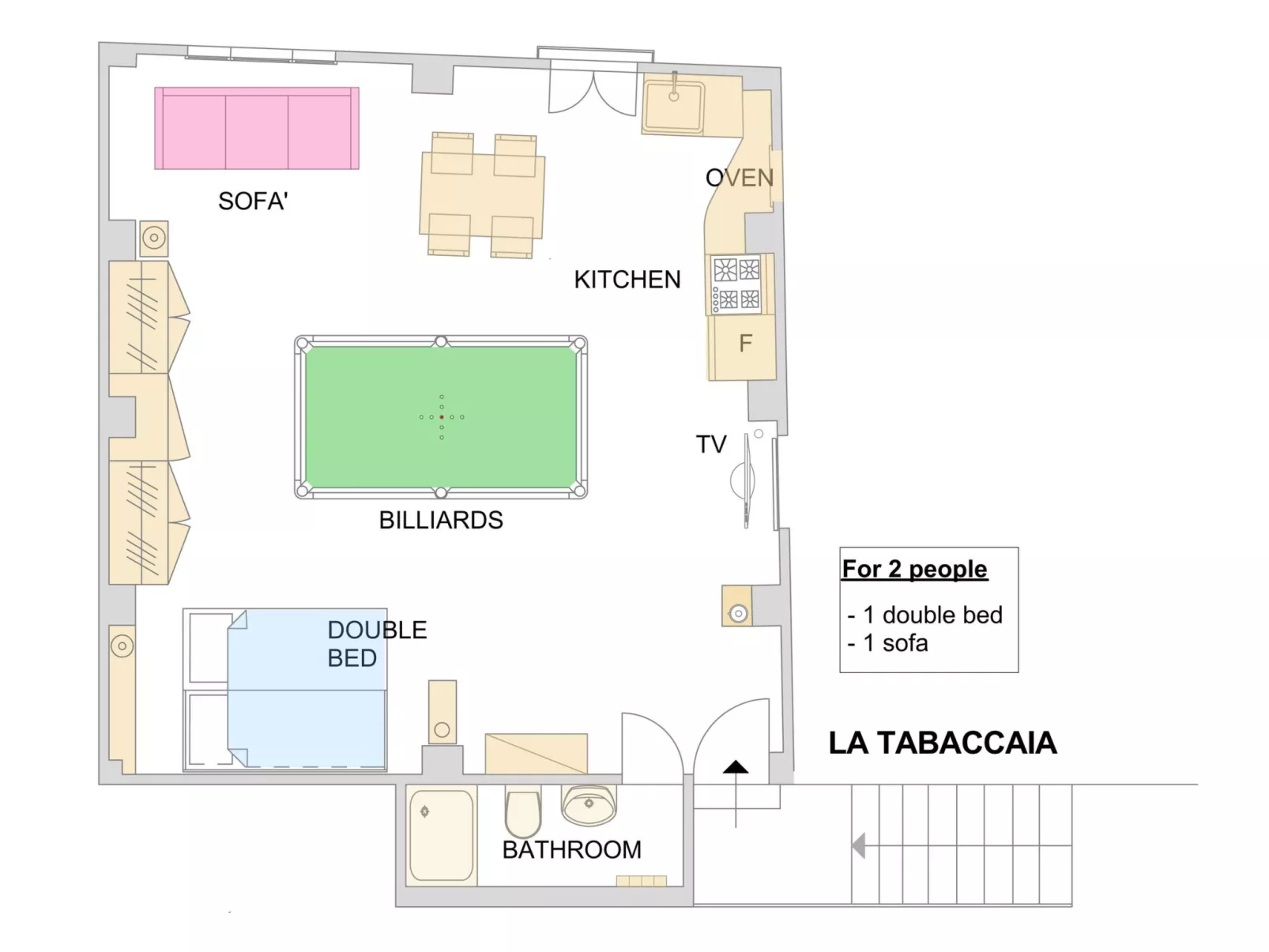 Landgut "La Tabaccaia" mit eigenem Garten und Grill-Inside