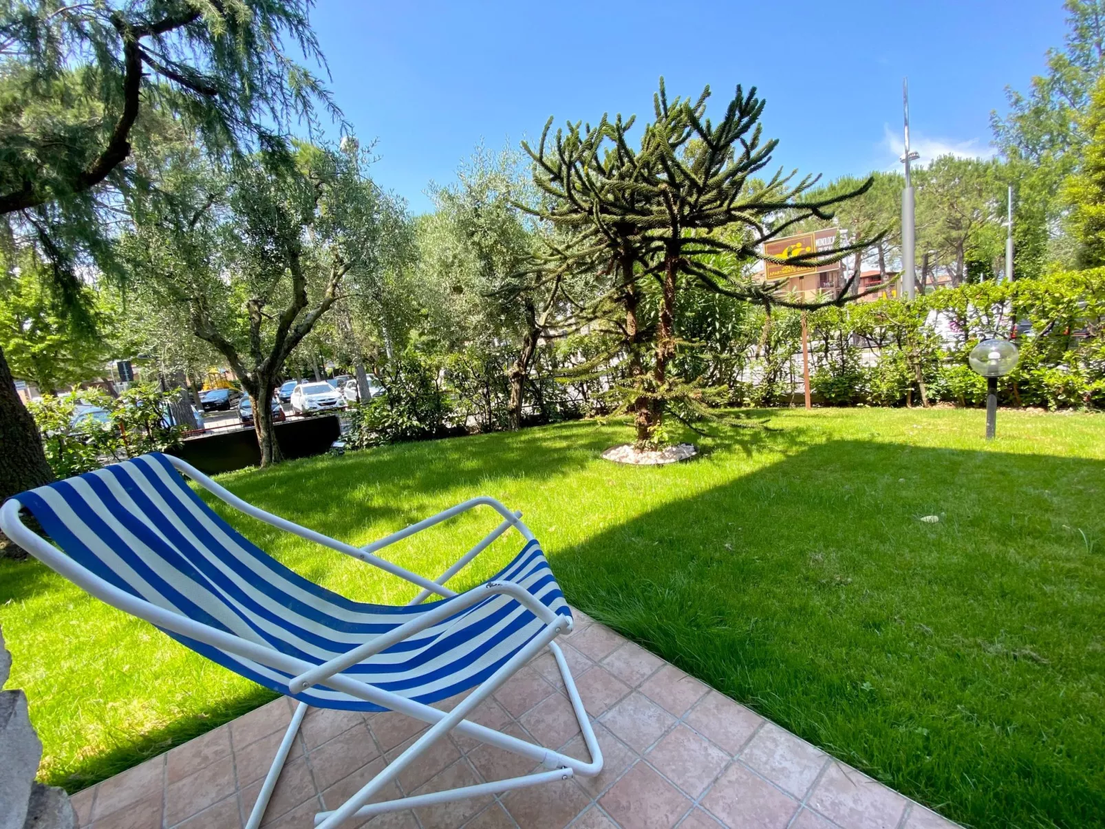 Gemütliche Zweizimmerwohnung mit Garten-Draußen