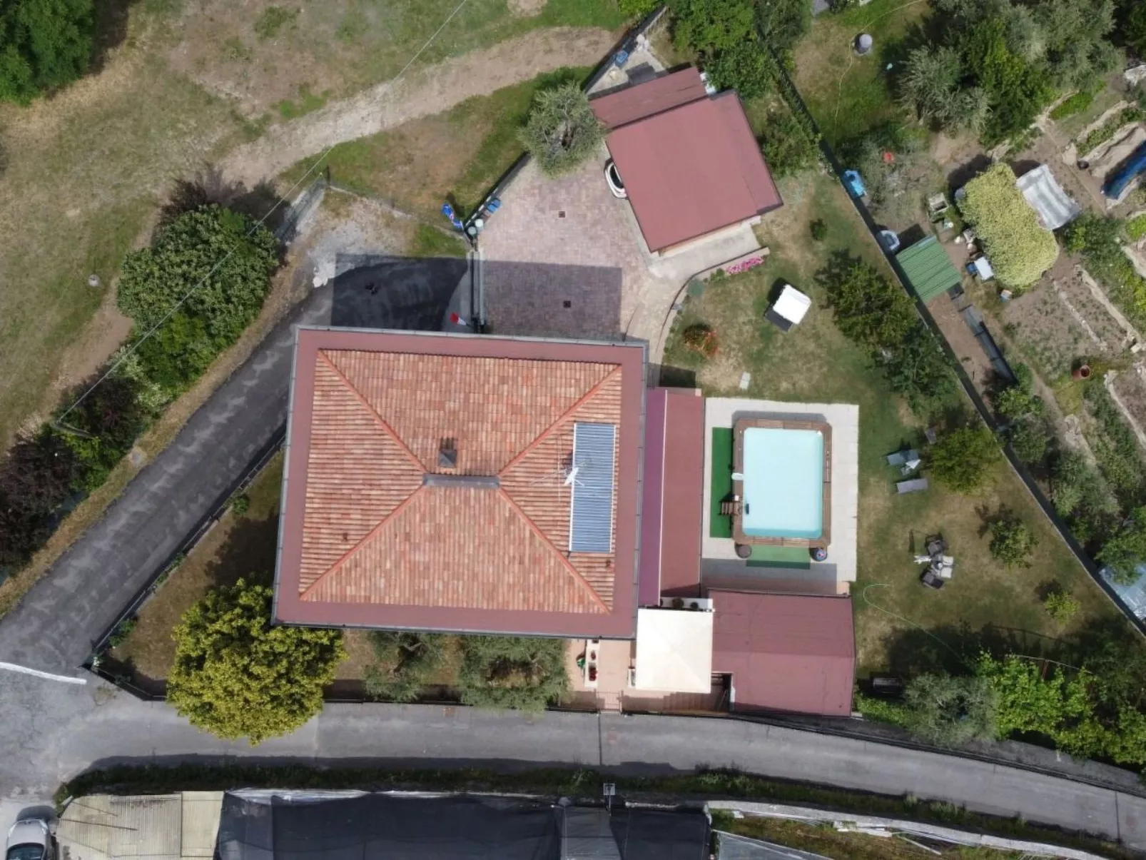 Appto. "Villa La Veranda" mit Garten und Pool-Outside