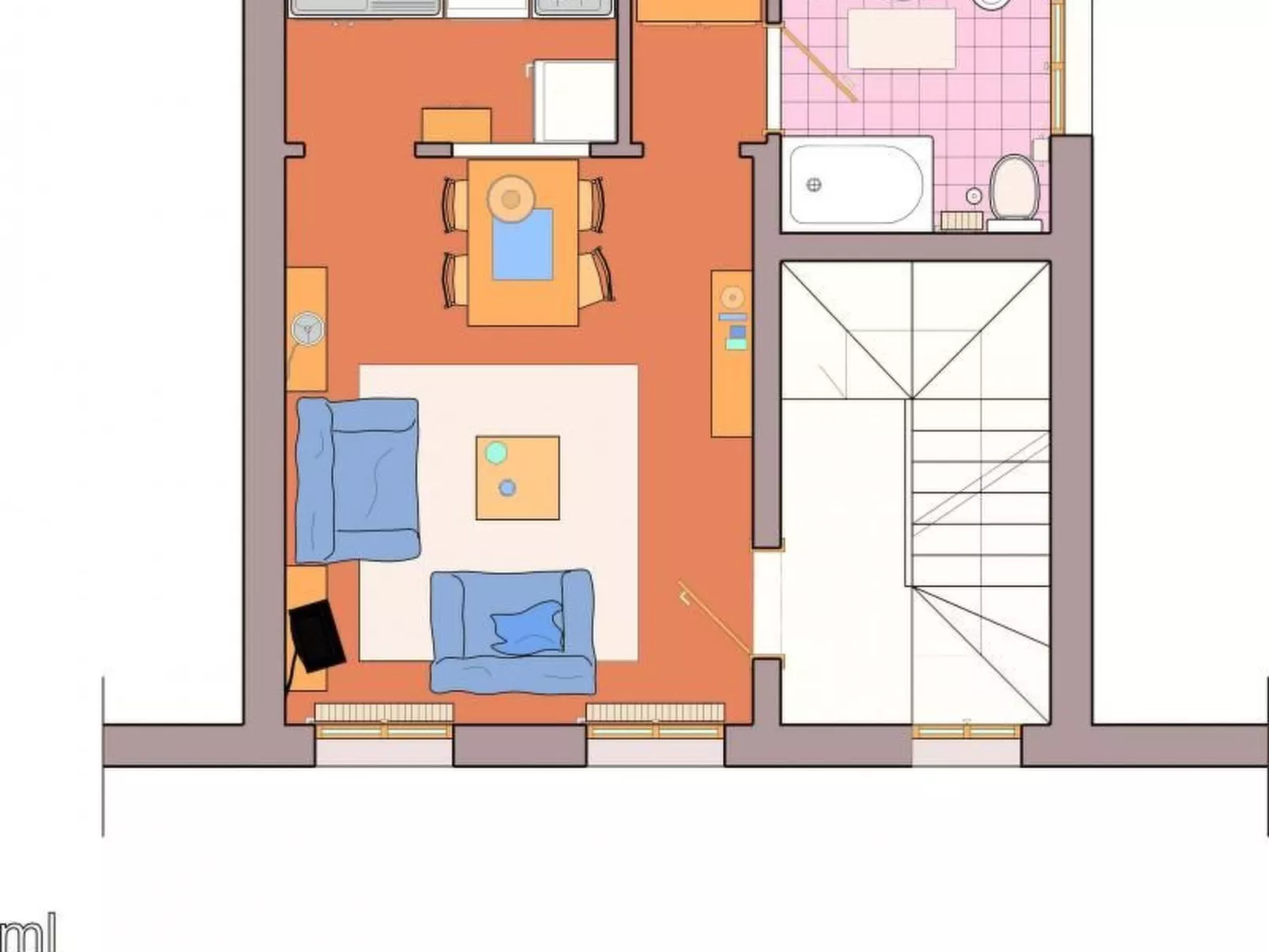 Zweijahreswohnung-Drinnen