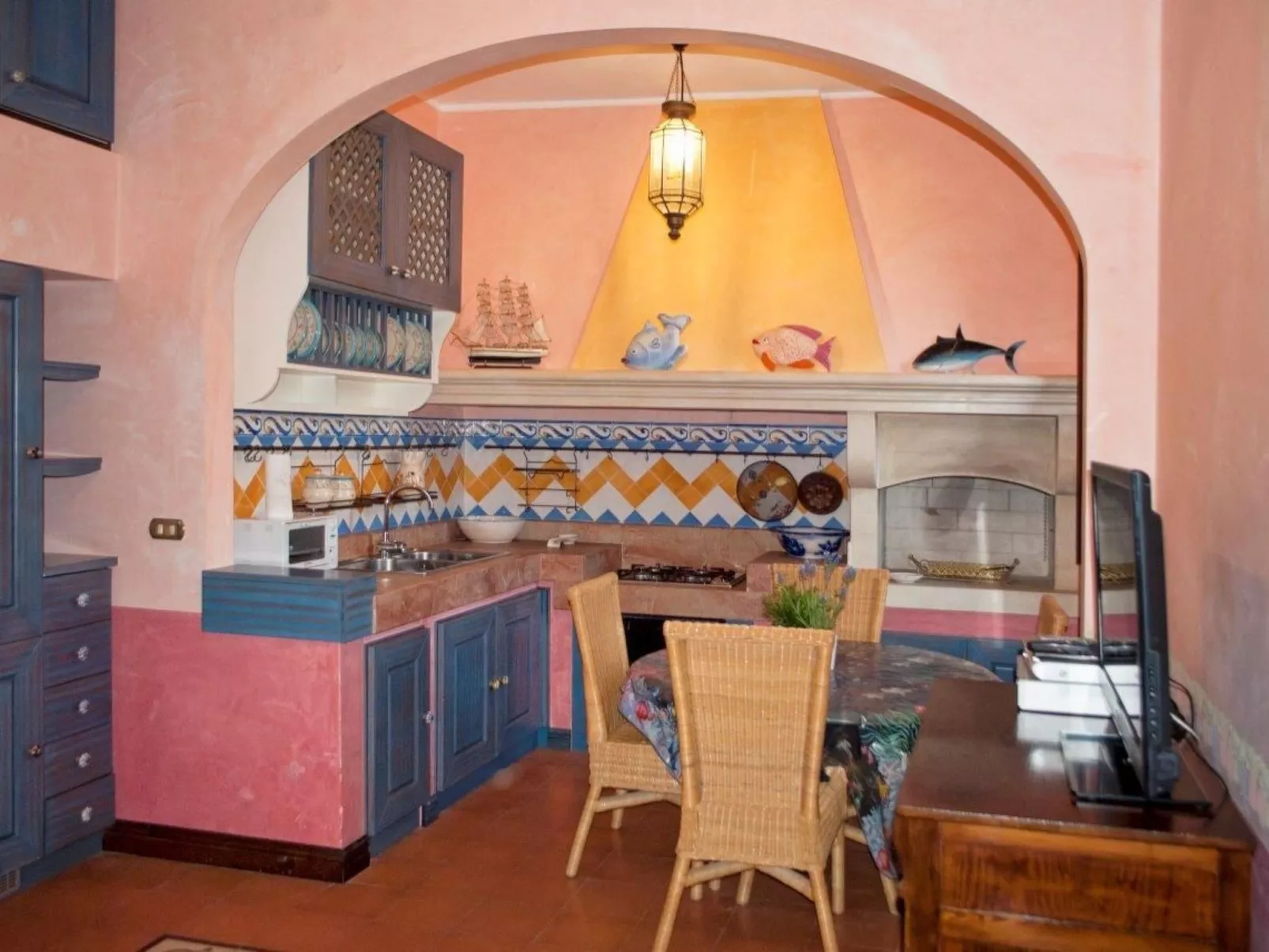 Unterkunft über den Dächern von Otranto mit riesiger Dachterrasse-Dedans