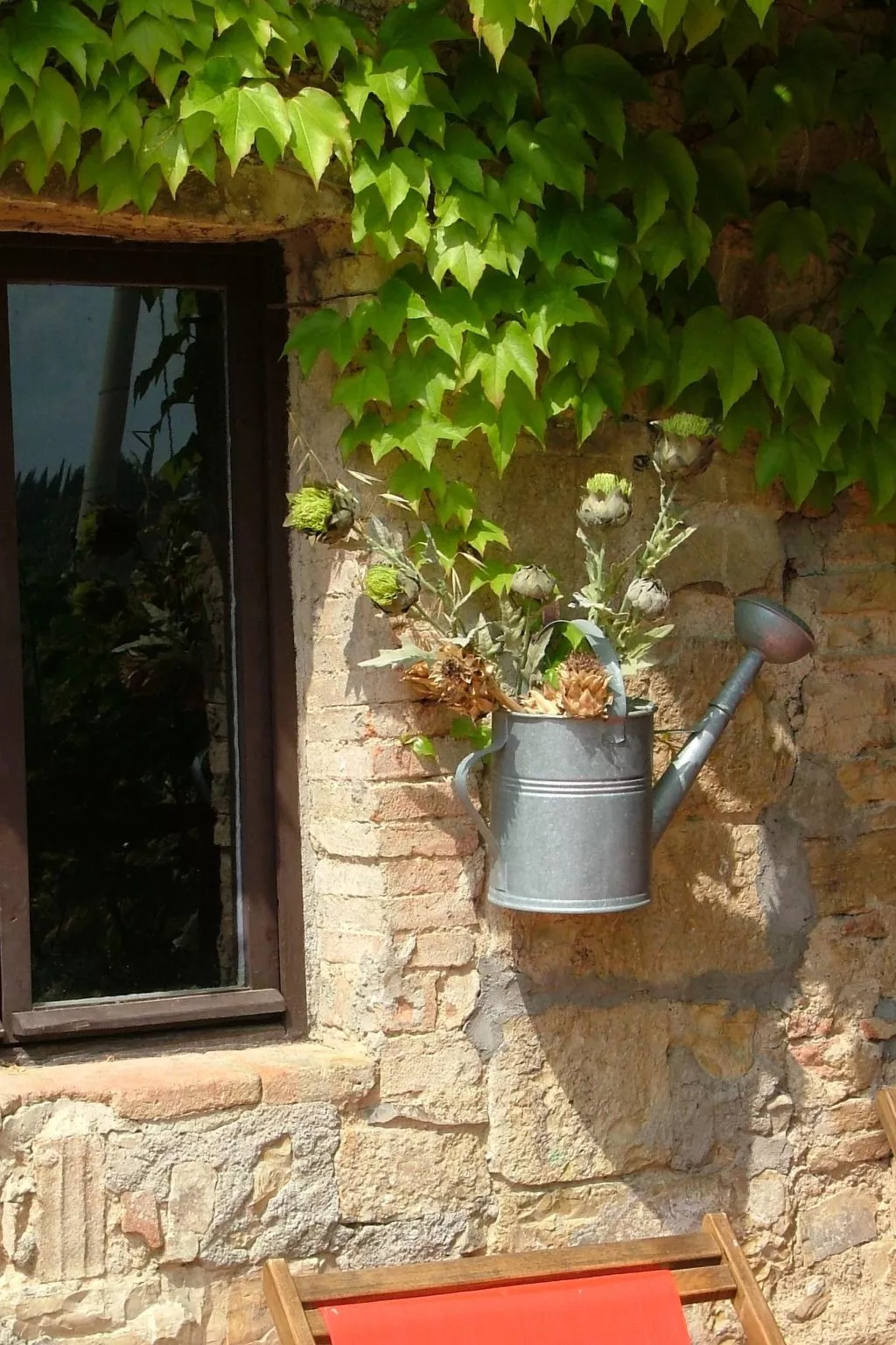 Gemütliche blaue Wohnung mit Garten-Outside