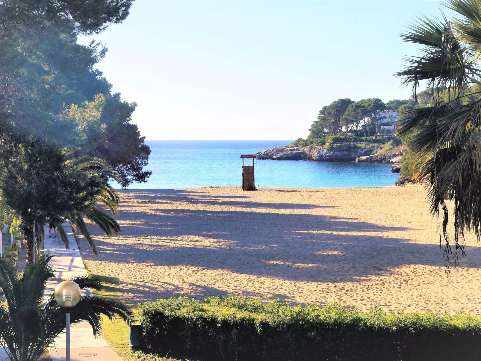 Bungalow con piscina-Draußen