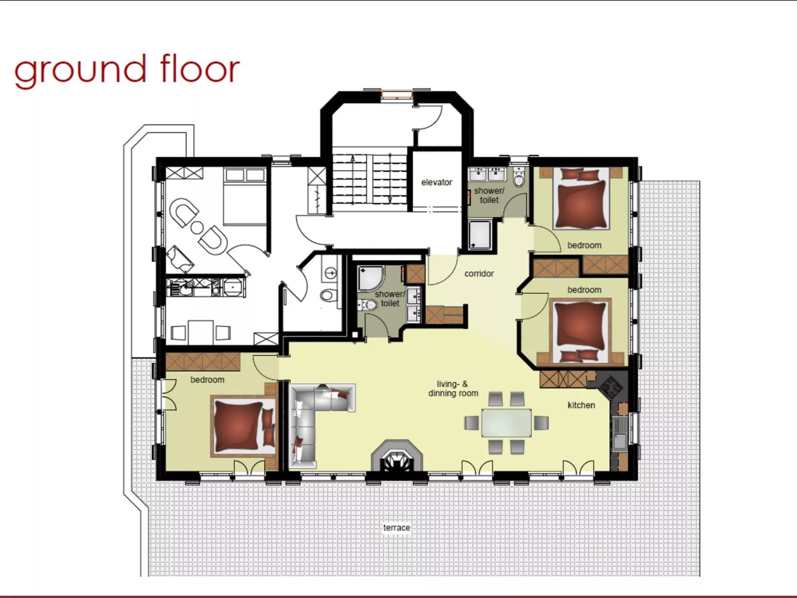 Apartment Atlanta-Drinnen
