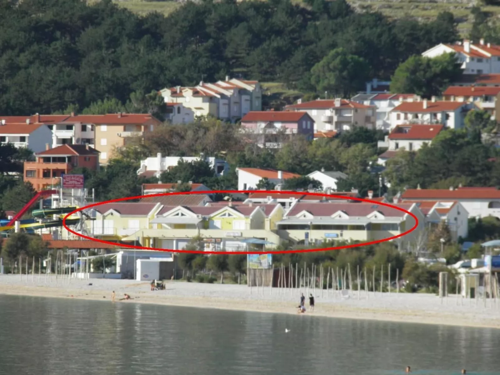 Wohnung in Baška mit Eigenem Balkon-Outside