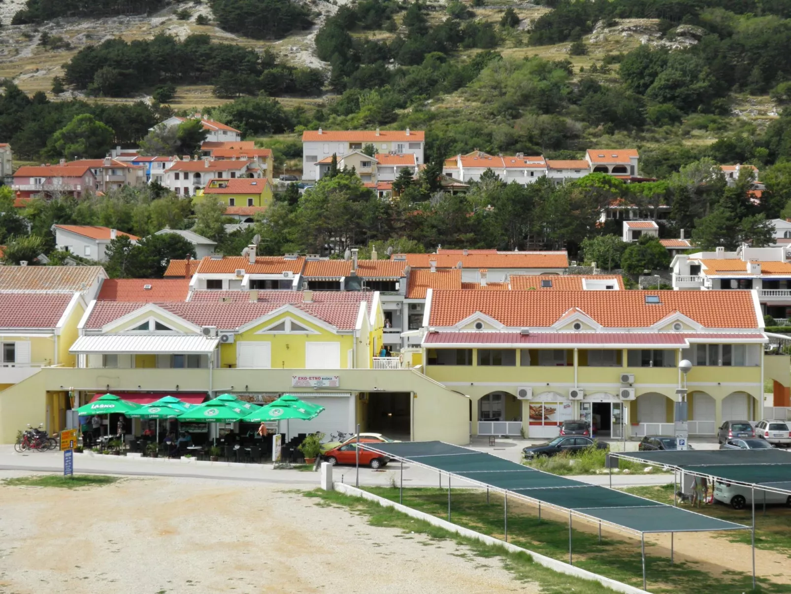 In Baška mit Eigenem Balkon-Dehors