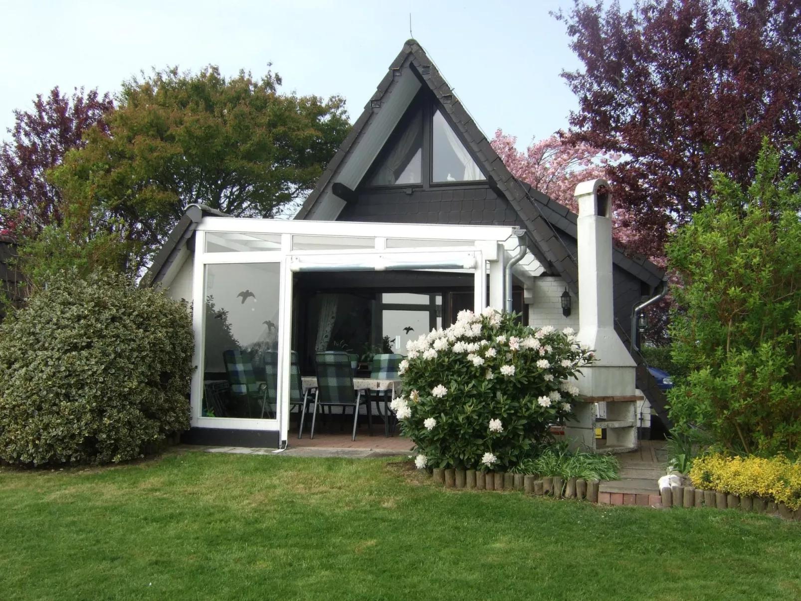 Nurdachhaus Klabautermann mit Terrasse und Garten-Dehors