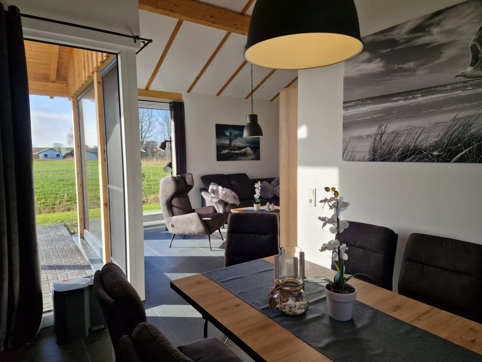 G10 Ferienhaus mit Wiesenblick in Eckwarderhörne-Dedans