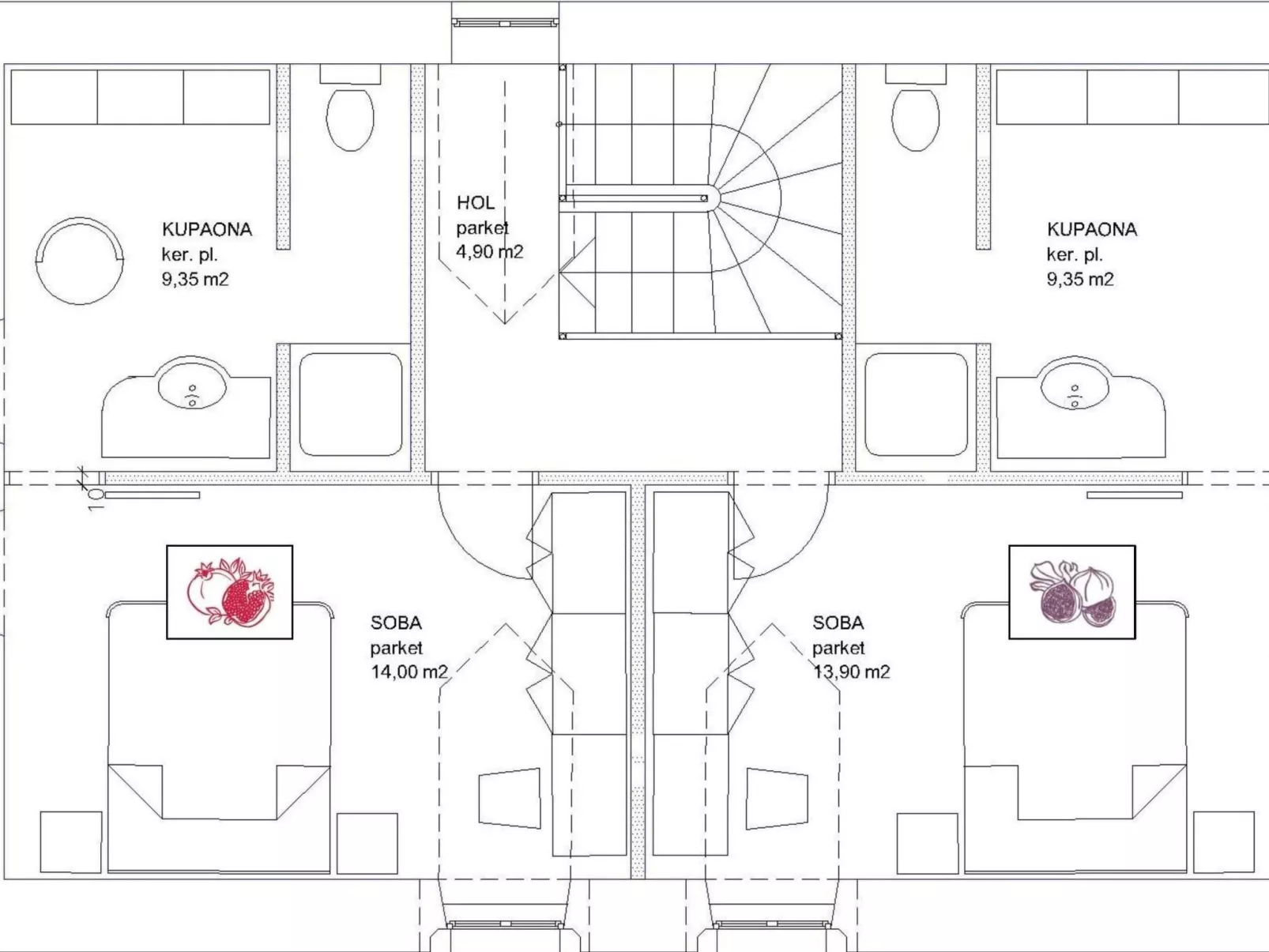 Villa Ella mit Infinity-Pool-Dedans