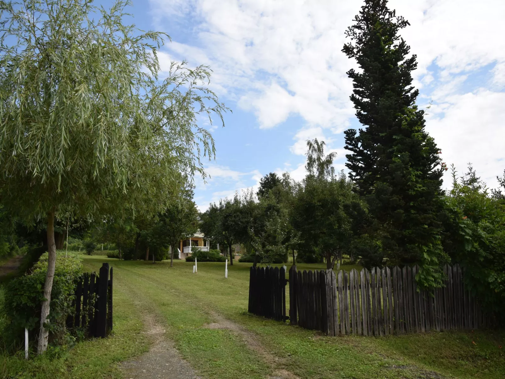 Hütte mit Garten, Grill und Terrasse-Outside