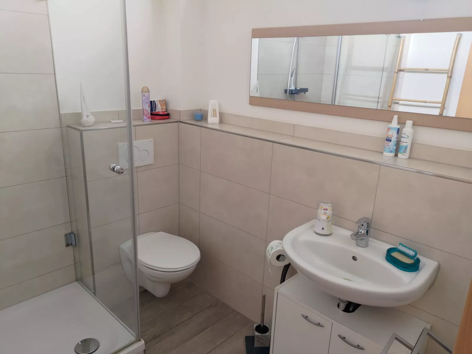 Nette Wohnung in Großsteinberg mit Grill und Terrasse-Drinnen