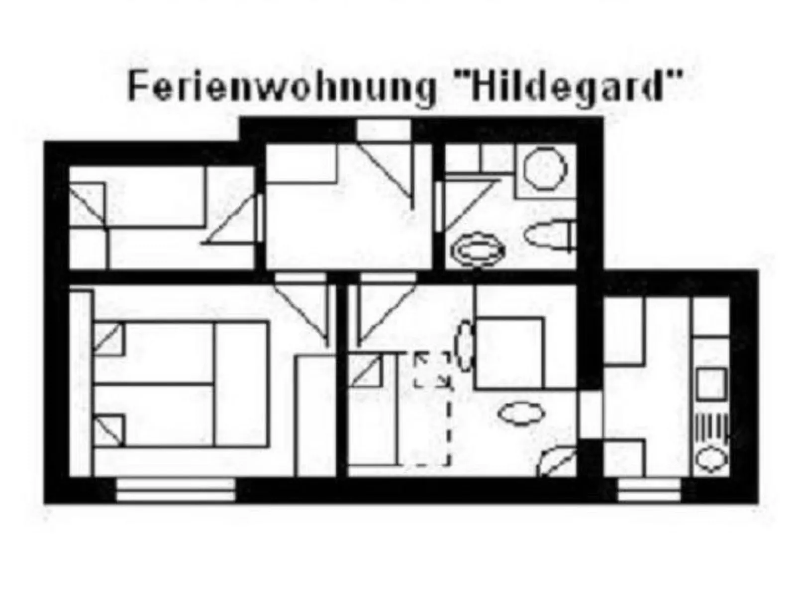 3 Zimmer- Appartement Hildegard-Drinnen