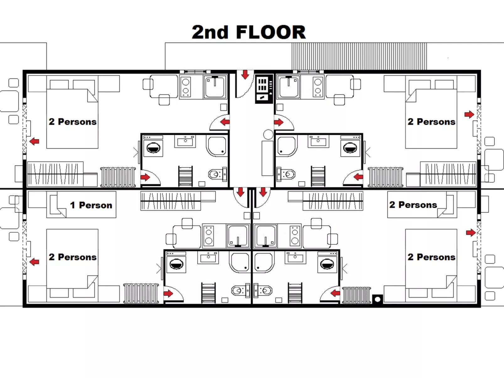 Studio für 2 Personen-Dedans