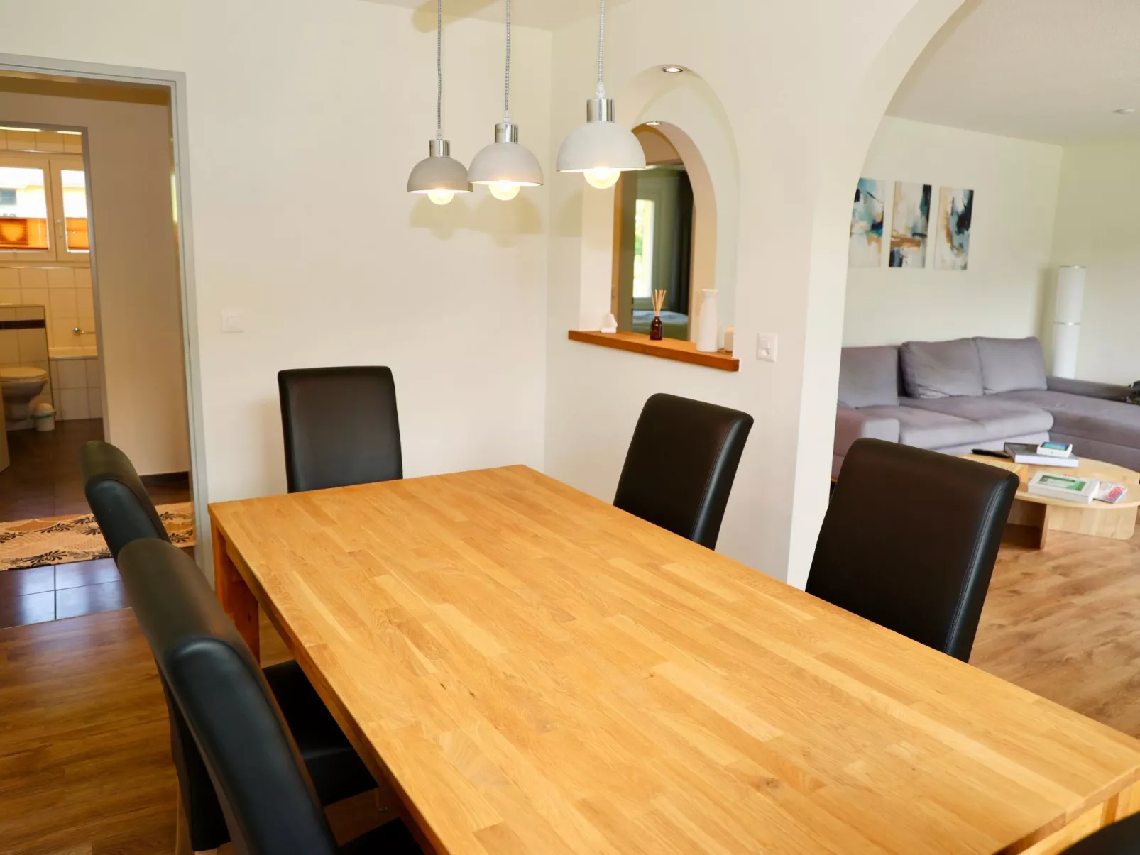 Panoramablick-Drinnen