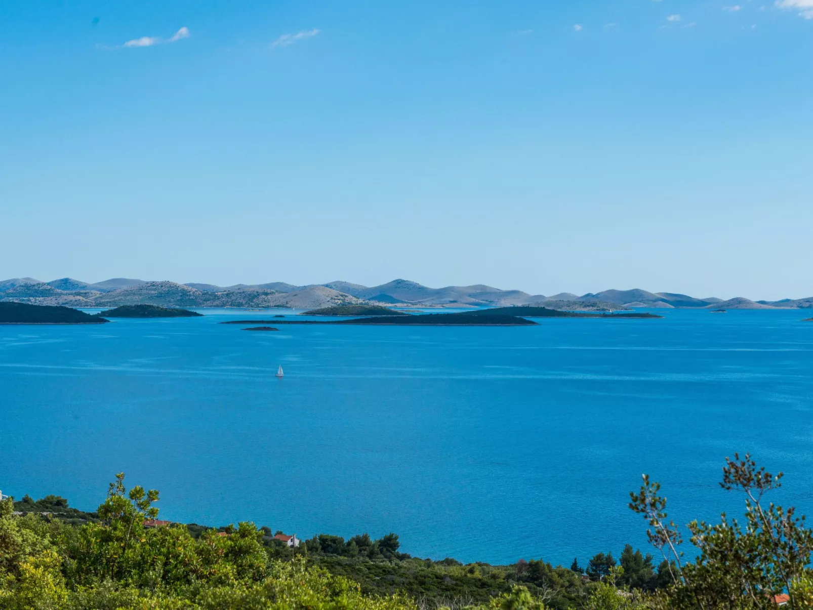 Modernes Ferienhaus Robinson in Dobropoljana-Outside