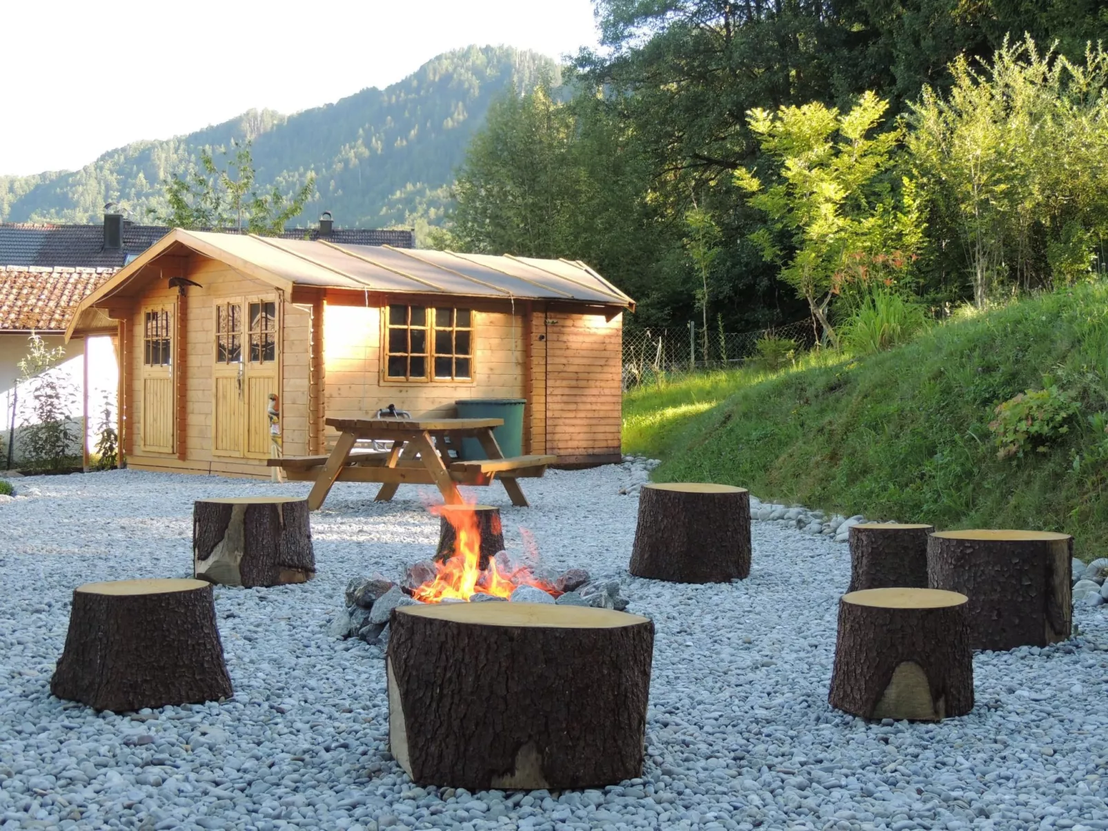 Appartement am Rosengarten-Dehors