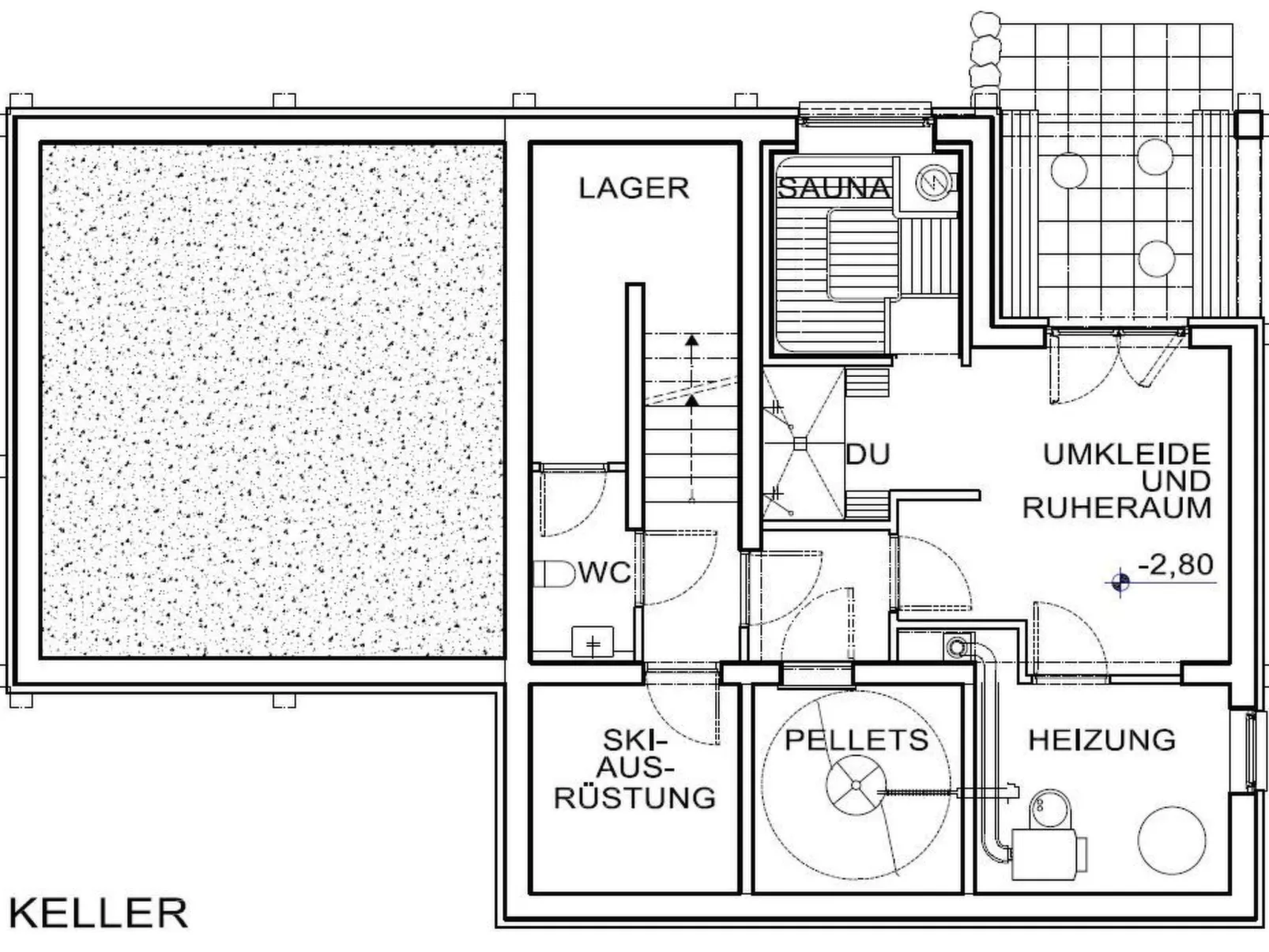 In Pruggern mit Terrasse und Garten-Inside