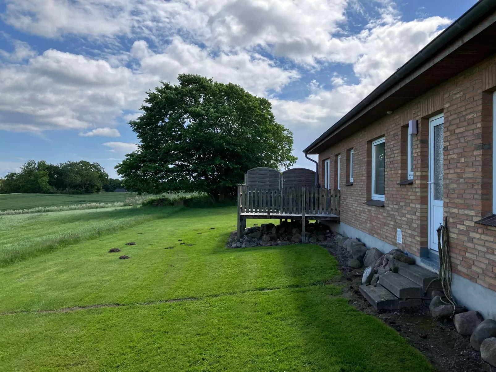 Haus mit Herz-Dehors