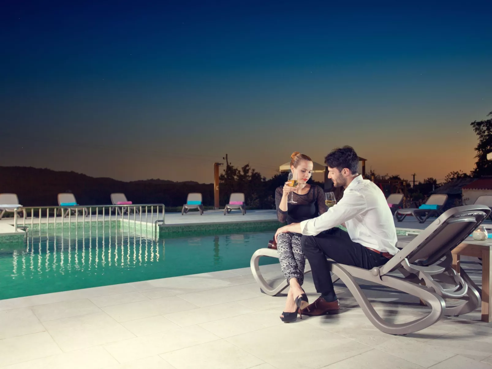 Villa Poropati, Groznjan, Istrien-Luxus Landgut mit 7 Schlafzimmern für bis zu-Draußen