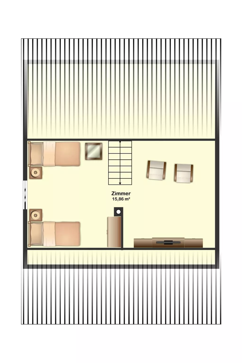 Träumen unter Reet-Inside