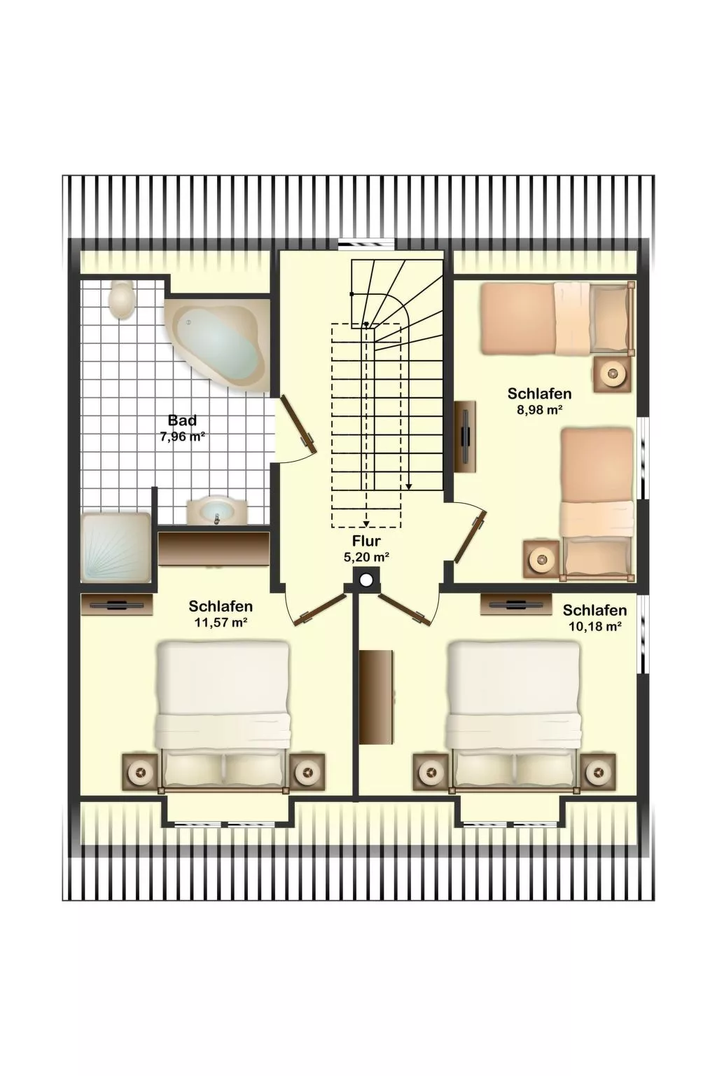 Traumhafte Reetdach-Doppelhaushälfte mit Garten-Drinnen