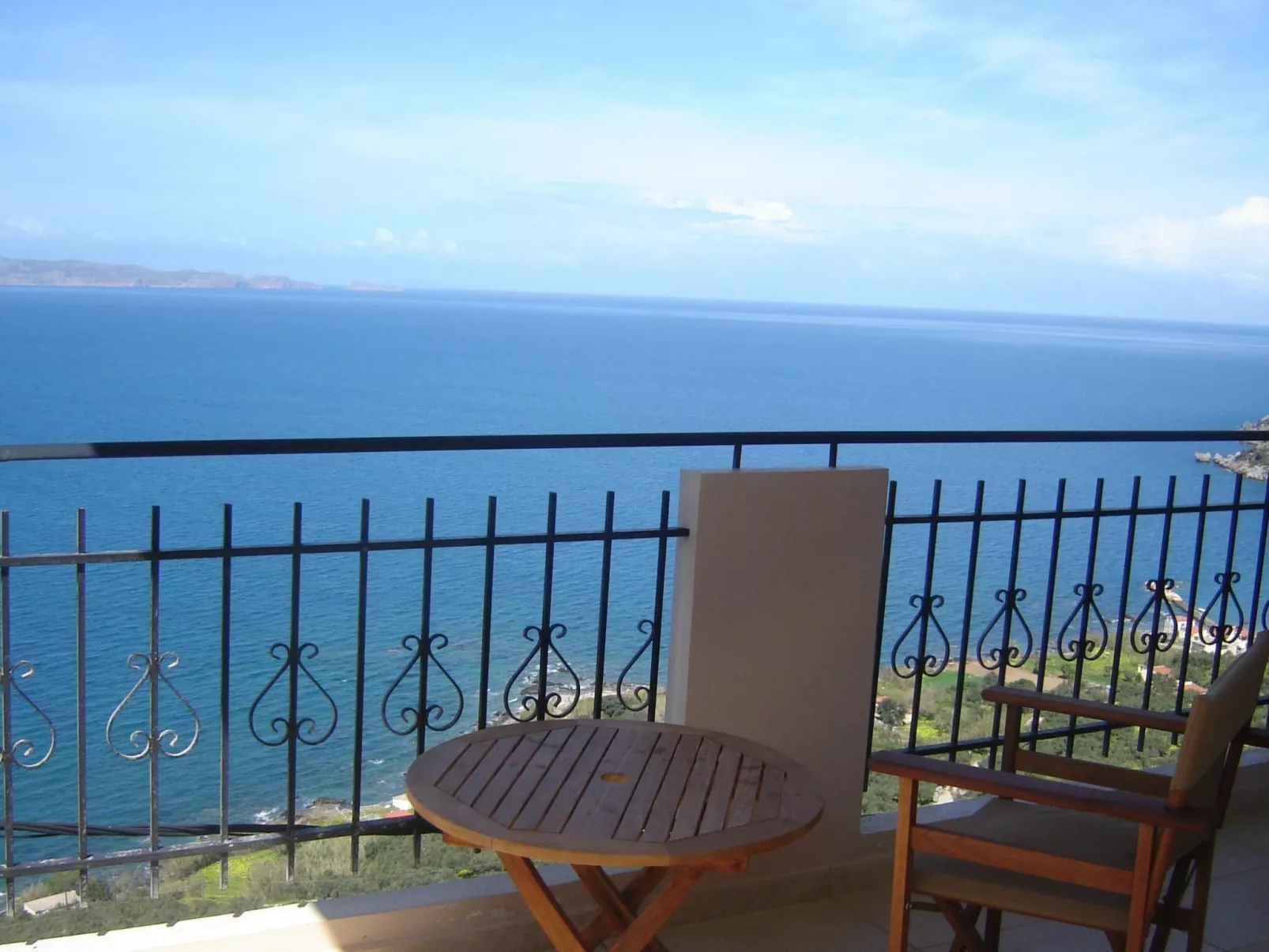 Appartement mit Balkon-Draußen