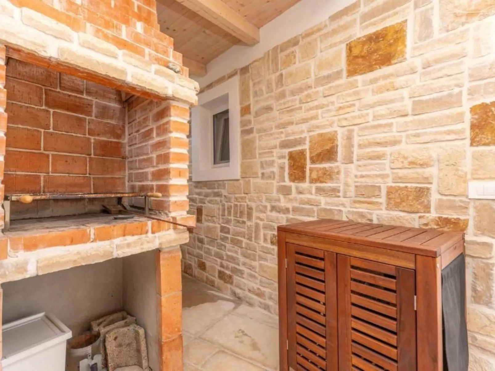 "Haus 51" direkt am Strand-Dehors