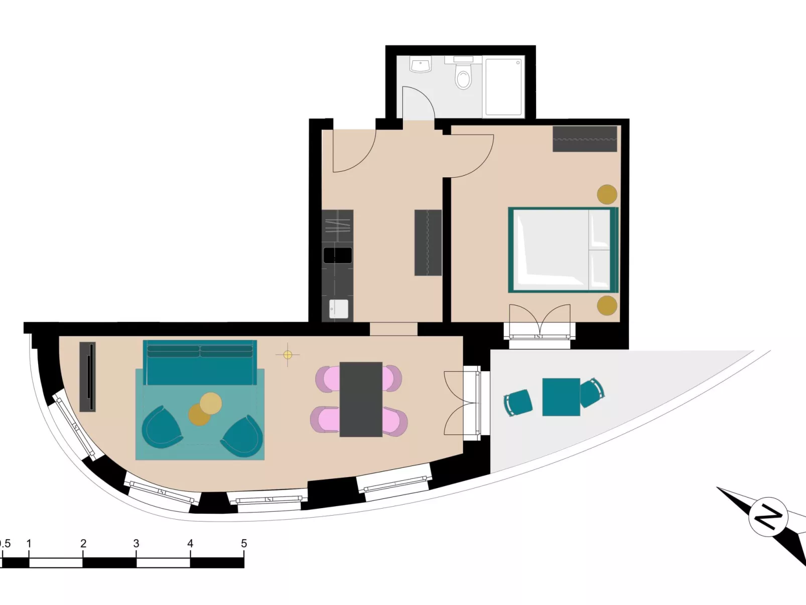 BANK House Suite 204-Inside