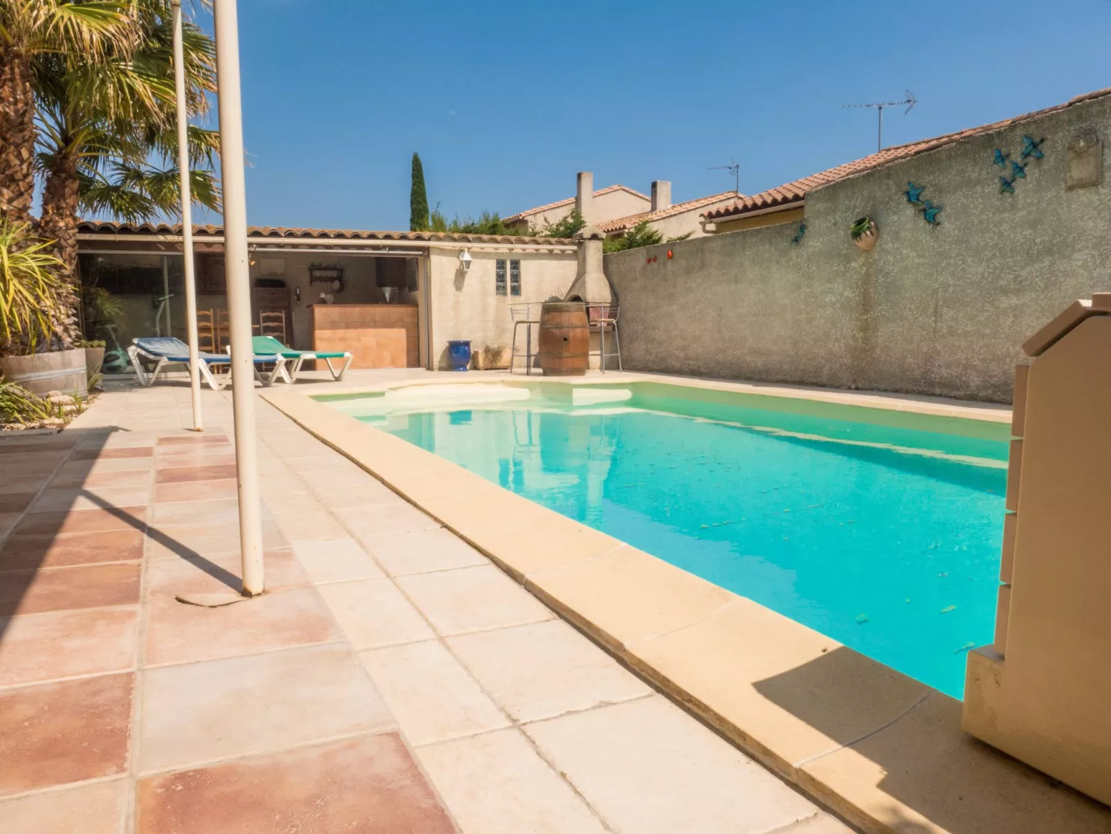 Haus für 4 Personen mit großem Privatpool-Outside