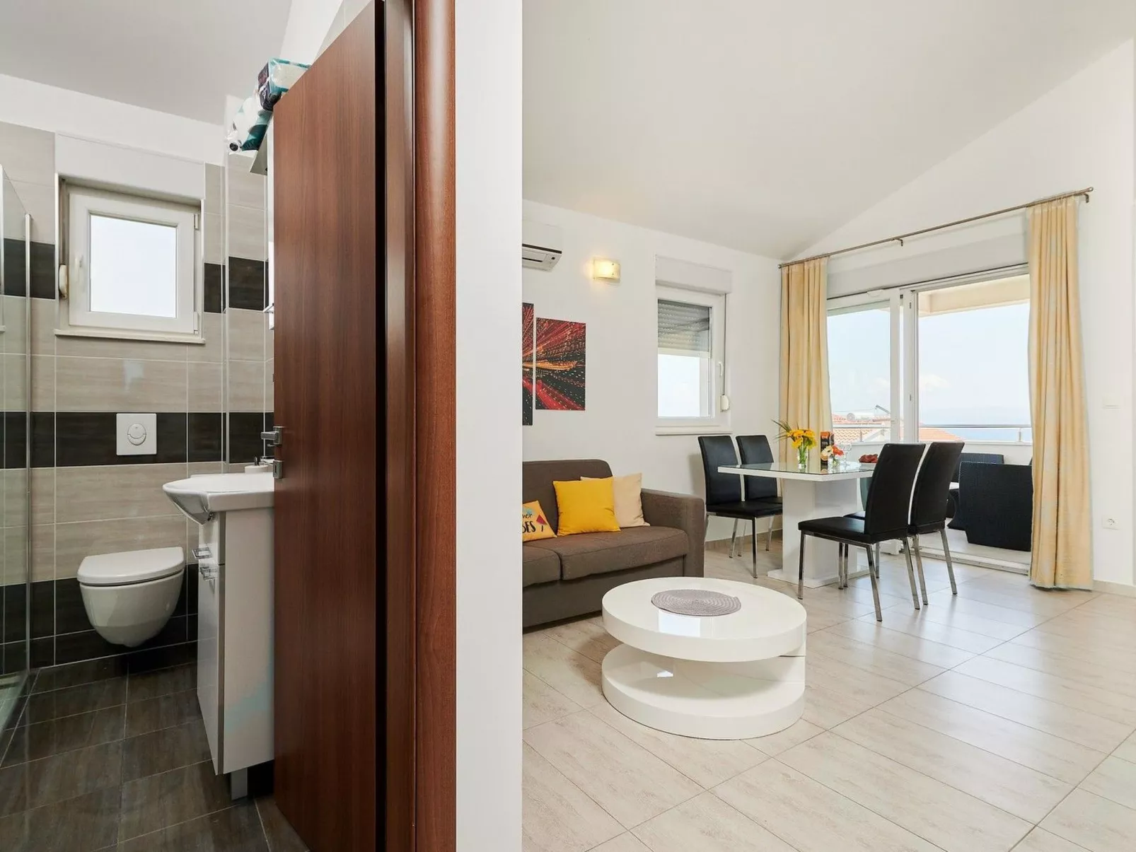 Appartement Adria mit Meerblick und Gemeinschaftspool-Inside