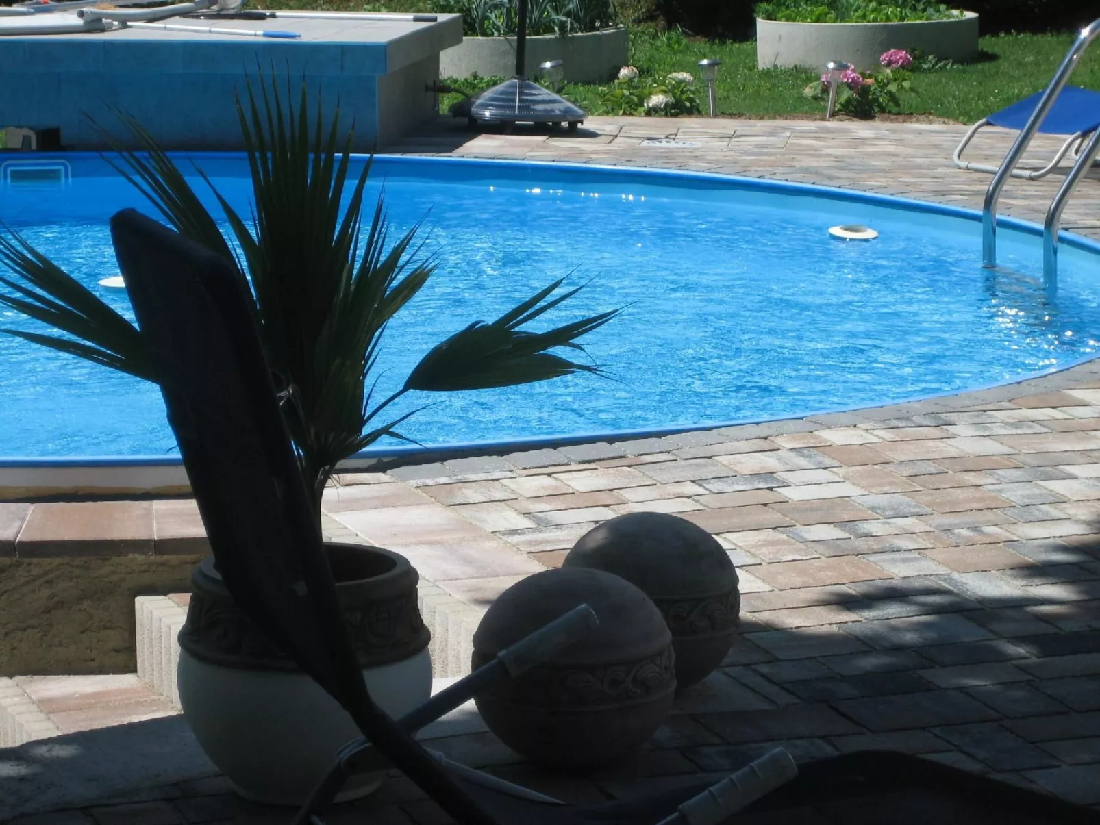 Mit beheiztem Pool in Flattach - Dehors