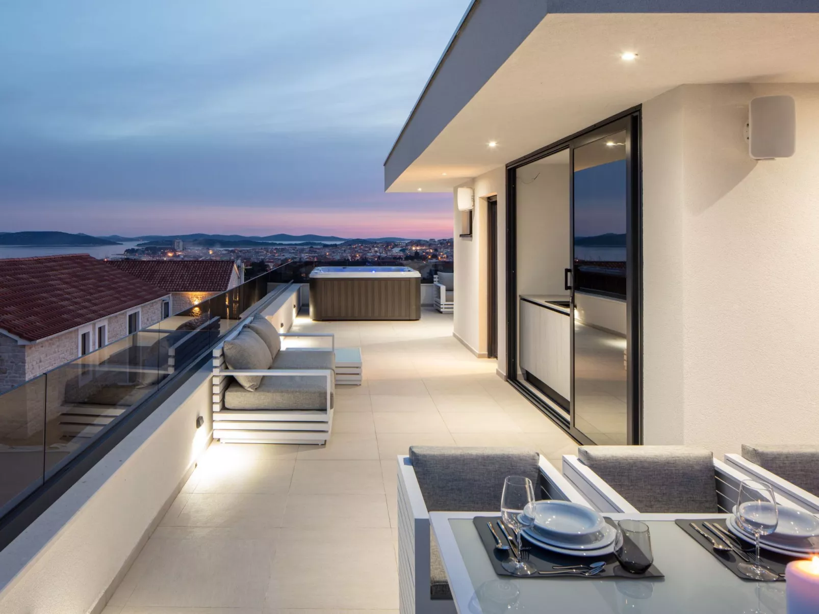 Villa Vodice Sky für 8 Gäste-Dedans