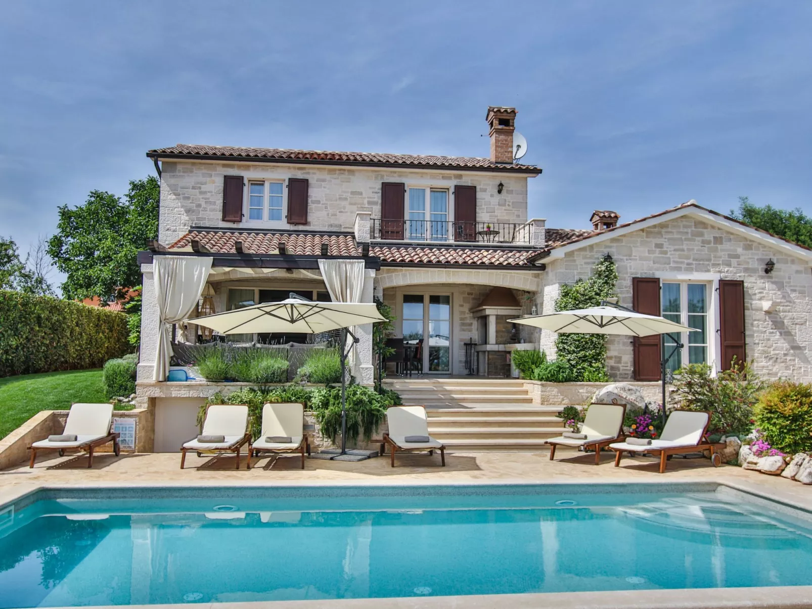 Villa Elizabet bei Porec mit Pool-Dehors