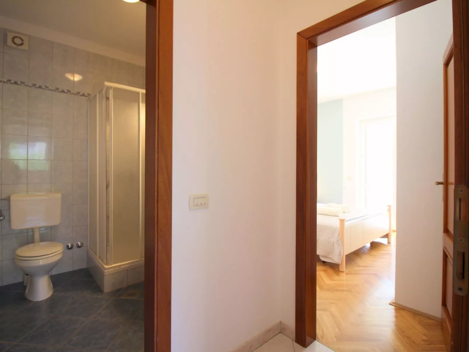 Iko 1  in Porec mit Terrasse-Drinnen