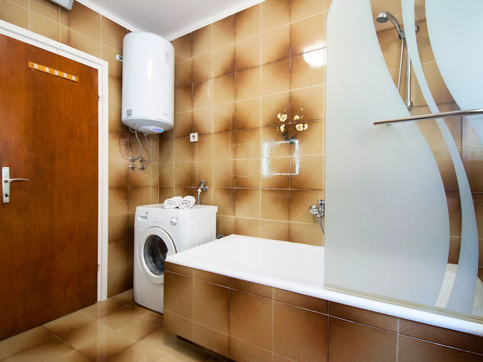 Wohnung "Olia Blue" mit Balkon-Dedans