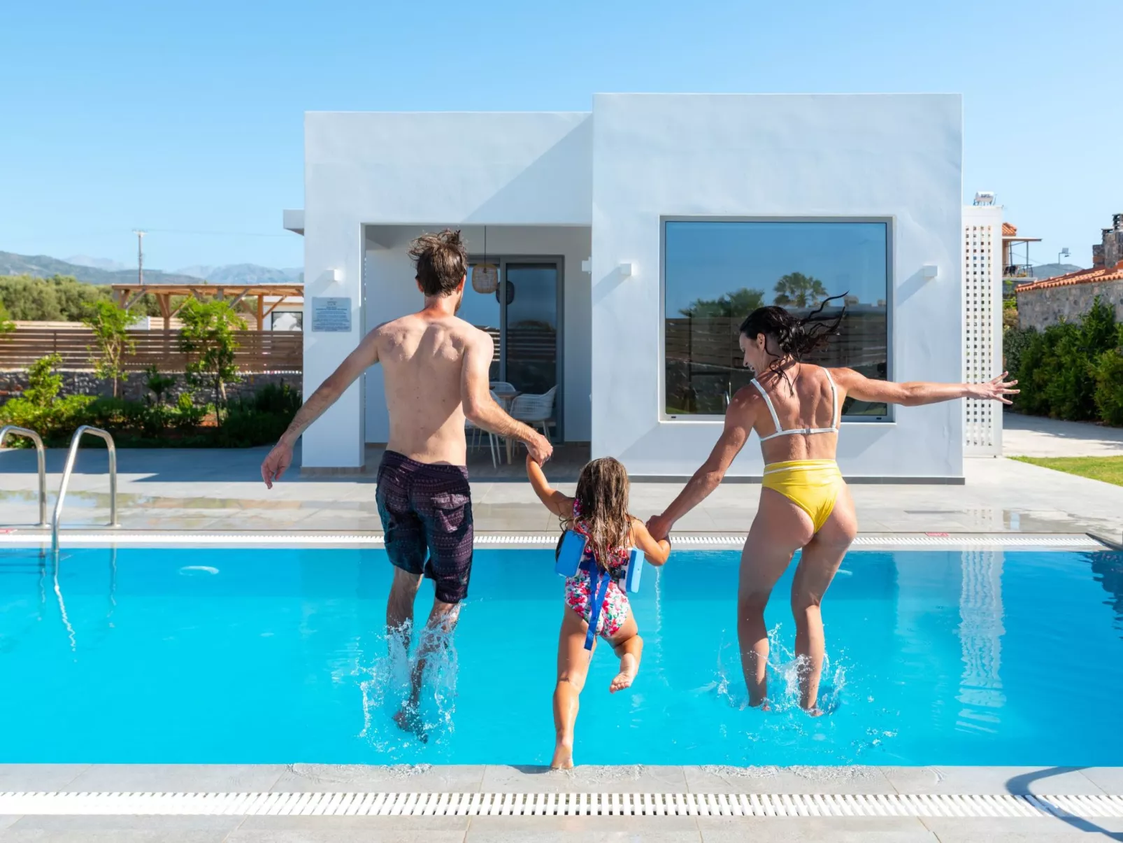 Sardines Luxury Villa 1 - Privater Pool und Garten-Draußen