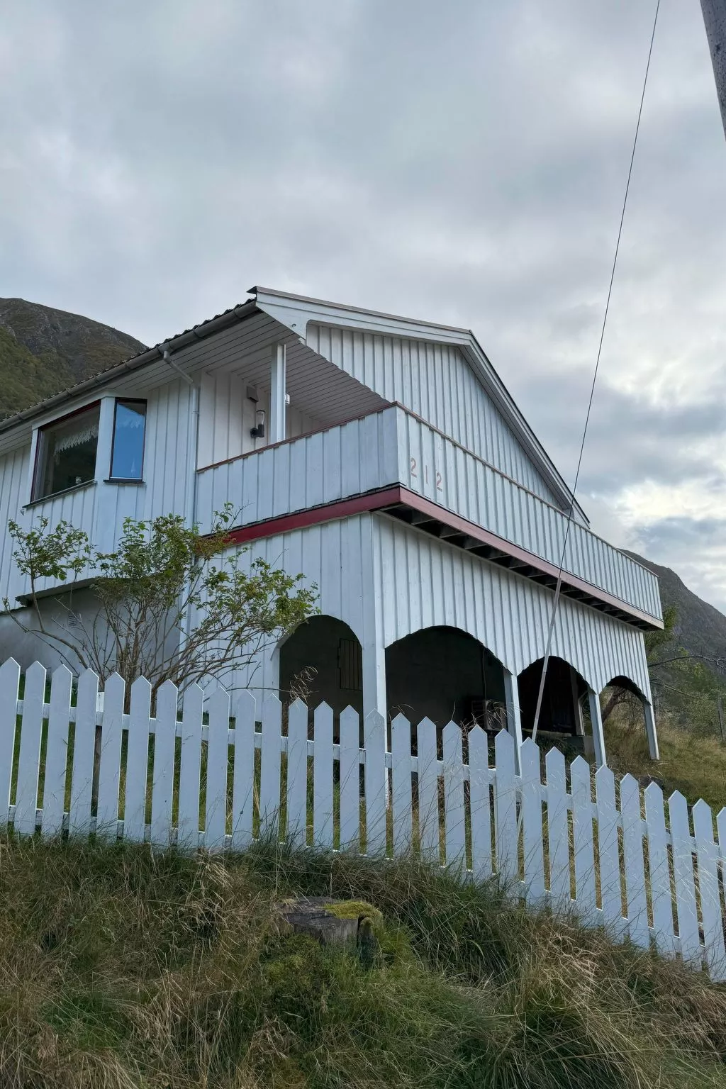 Stabben white House-Dehors