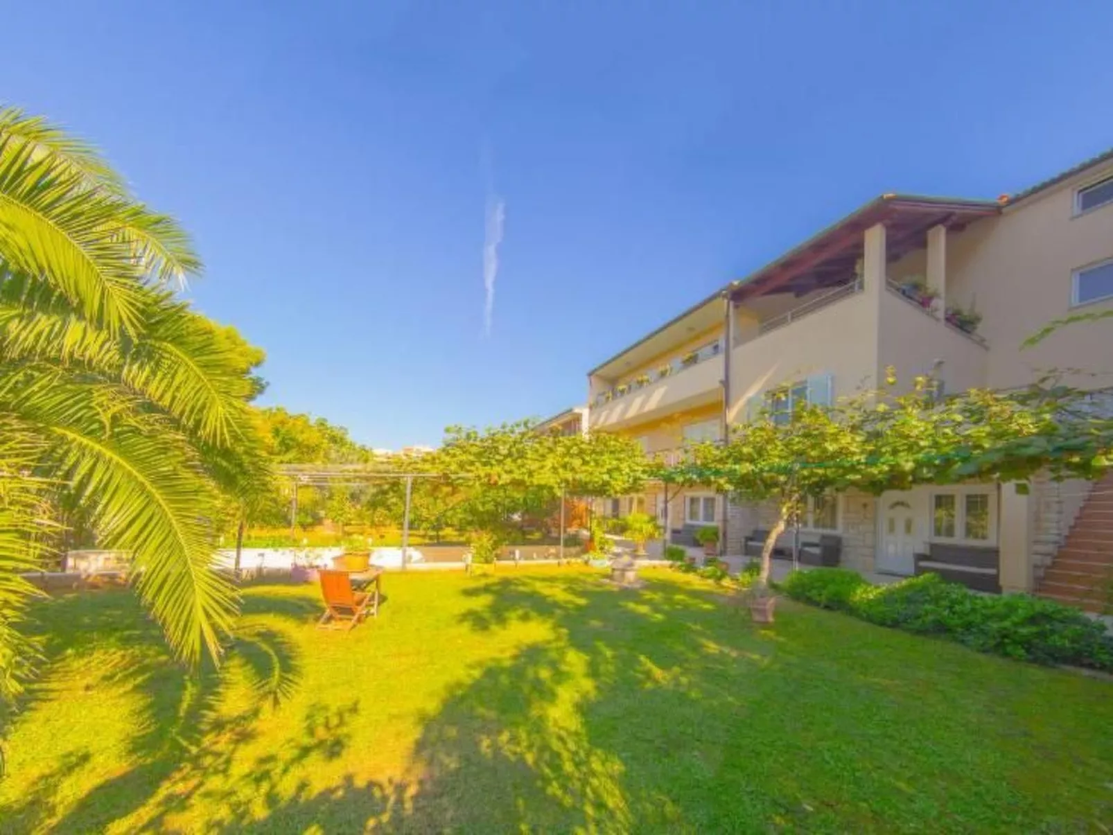 Gemütliche Wohnung mit Gartenblick-Outside