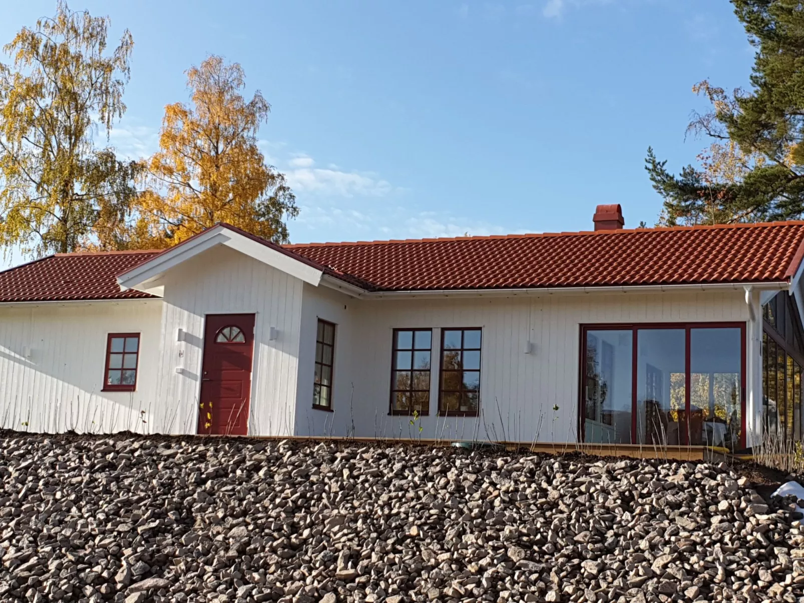 Schönes Ferienhaus am See Runn-Draußen