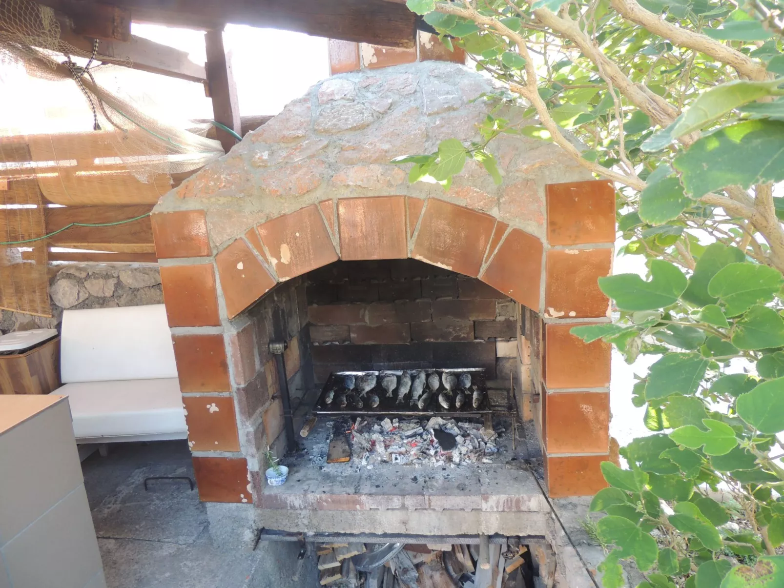 Studio mit Terrasse für zwei Personen-Draußen