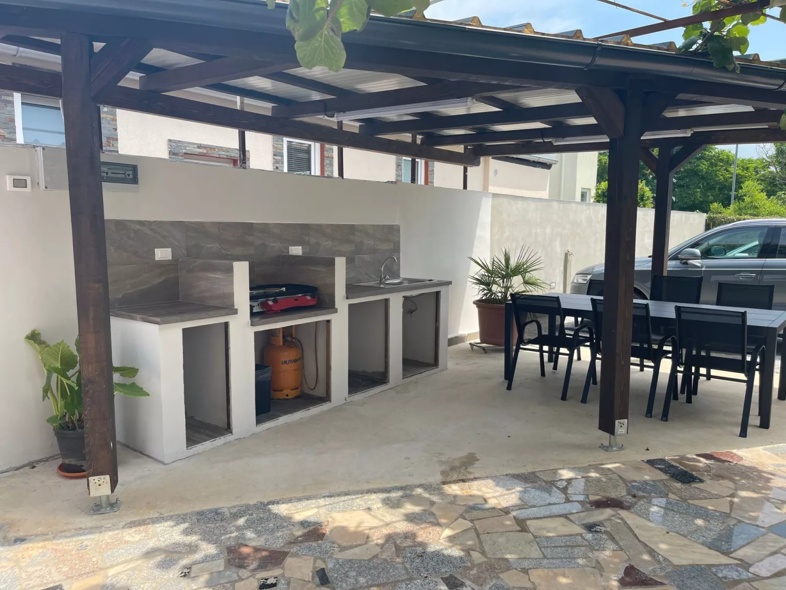 Appartement in Fažana mit Garten und Grill-Outside