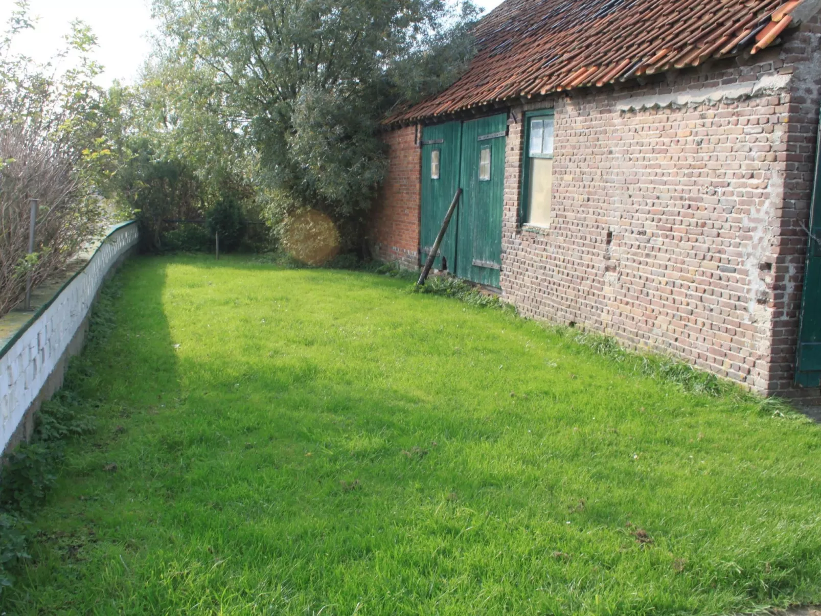 Altes Deichbauernhaus mit Garten-Outside