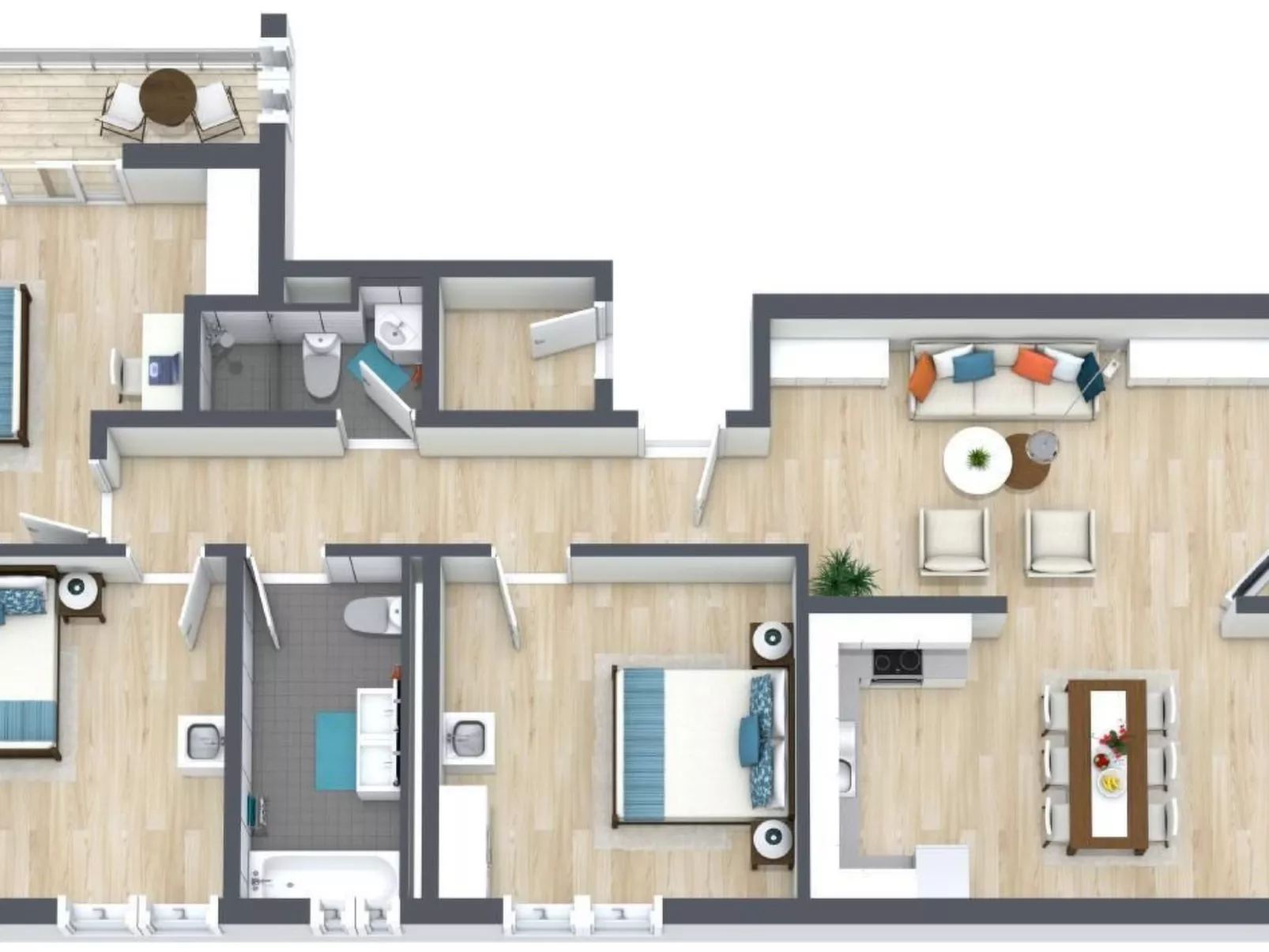 Top Ferienwohnung Castor für 2-7 Personen-Dedans