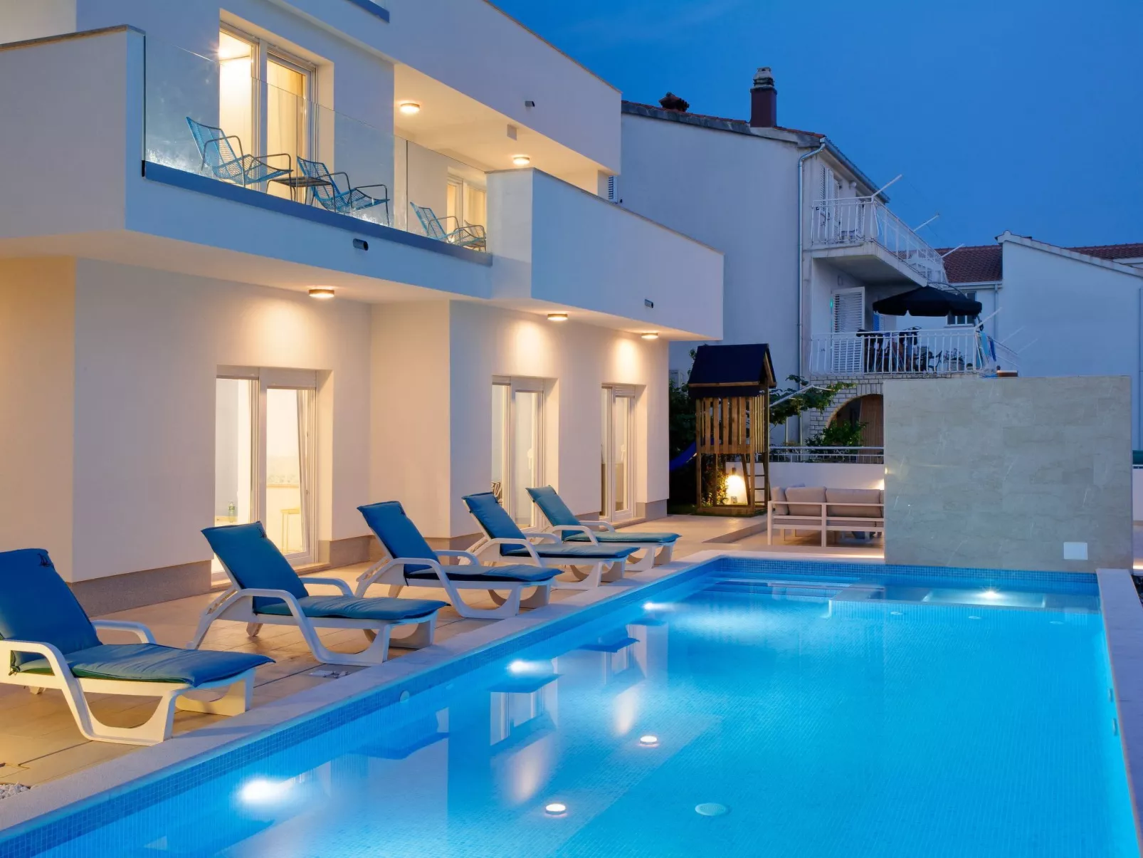 Ferienvilla "Elena" mit eigenem Pool-Draußen