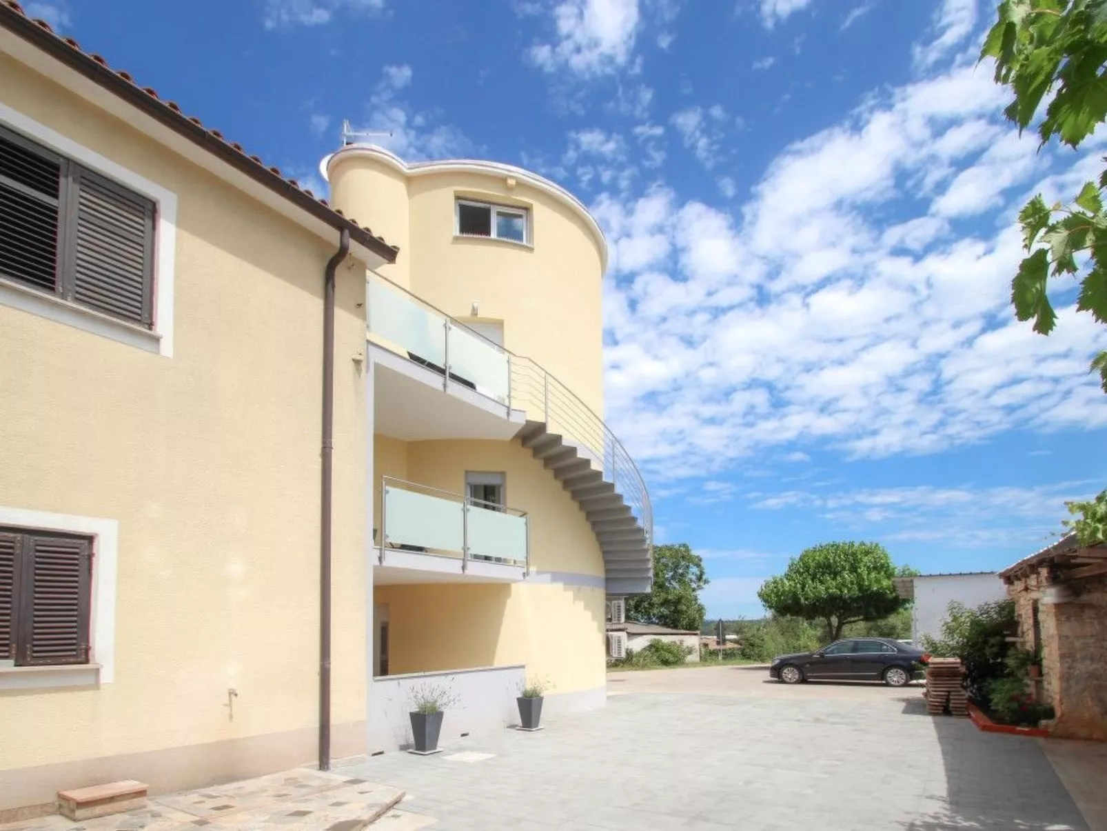 Gemütliches Studioappartement Silos Lavanda-Draußen