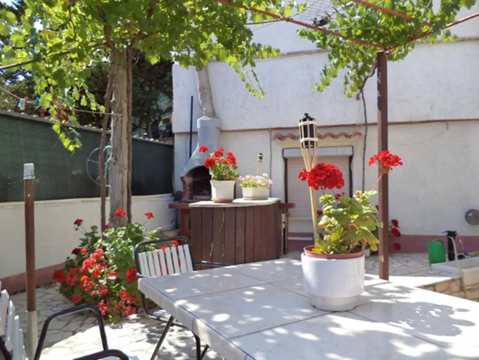 Mit Balkon, für vier Personen-Draußen