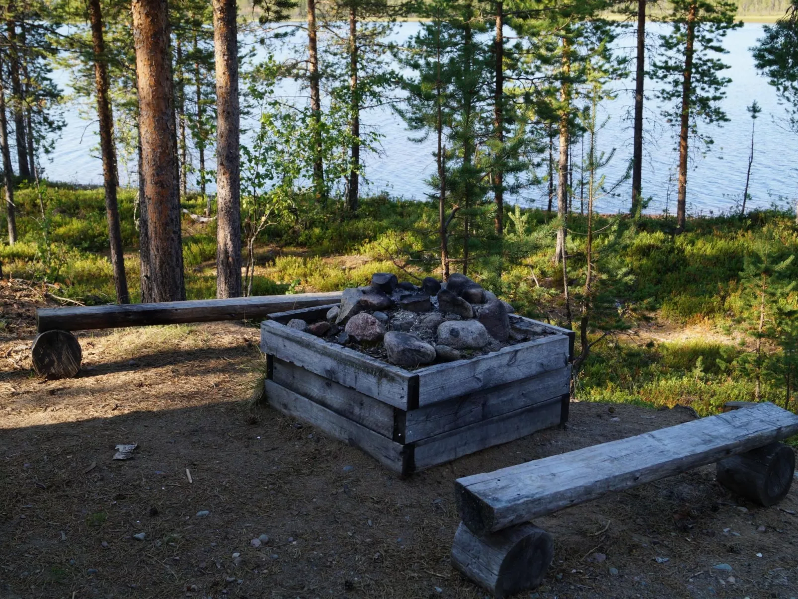 Kleines Ferienhaus in Arvidsjaur mit Sauna-Outside